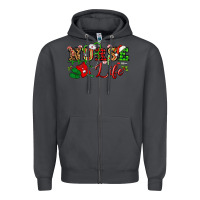 Smoke nurse life christmas Zipper Hoodie - NancyCooperArtShop