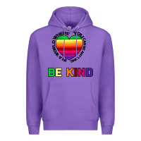 Purple In A World Where You Can Be Anything Be Kind Premium Hoodie - Bettercallsaul