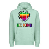 Seafoam In A World Where You Can Be Anything Be Kind Premium Hoodie - Bettercallsaul