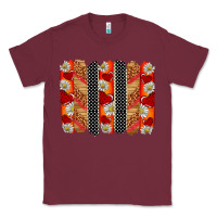 Burgundy ladybug brushstrokes Classic Tee - BarkalooDesign