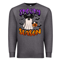 Charcoal Heather spooky season Premium Sweatshirt - BarkalooDesign