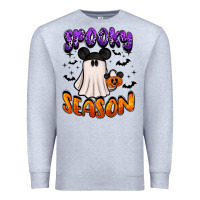 Heather Grey spooky season Premium Sweatshirt - BarkalooDesign