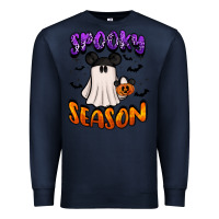 Navy spooky season Premium Sweatshirt - BarkalooDesign