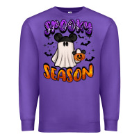 Purple spooky season Premium Sweatshirt - BarkalooDesign