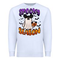White spooky season Premium Sweatshirt - BarkalooDesign