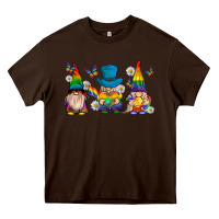 Chocolate Brown pride gnomies Heavy Core Tee - texasbilliewilder