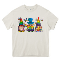 Cream pride gnomies Heavy Core Tee - texasbilliewilder