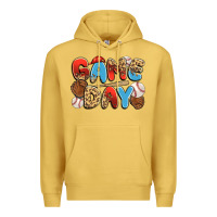 Antique Gold game day baseball Premium Hoodie - JahusDesignShop
