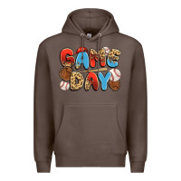 Coffee game day baseball Premium Hoodie - JahusDesignShop