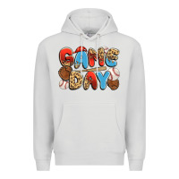 Dove Grey game day baseball Premium Hoodie - JahusDesignShop