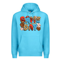 Ocean Blue game day baseball Premium Hoodie - JahusDesignShop