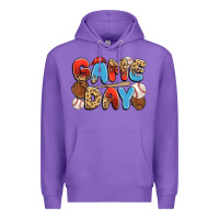 Purple game day baseball Premium Hoodie - JahusDesignShop