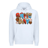 White game day baseball Premium Hoodie - JahusDesignShop