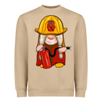 Firefighter Gnomes Heavyweight Sweatshirt | Teevron
