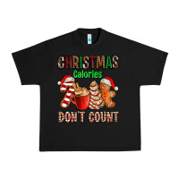 Black christmas calories dont count with  christmas tree cake and cookies ad Urban Heavy Tee - AdoDesignShop