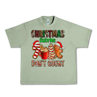 Oil Green christmas calories dont count with  christmas tree cake and cookies ad Urban Heavy Tee - AdoDesignShop