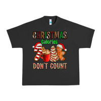 Pigment Black christmas calories dont count with  christmas tree cake and cookies ad Urban Heavy Tee - AdoDesignShop