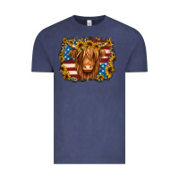Vintage Denim 4th of july shaggy cow Vintage Tee - Jasminsmagicworld