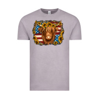 Vintage Zinc 4th of july shaggy cow Vintage Tee - Jasminsmagicworld