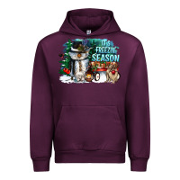 Mauve Wine its freezin season Urban Hoodie - CowGirlArtShop