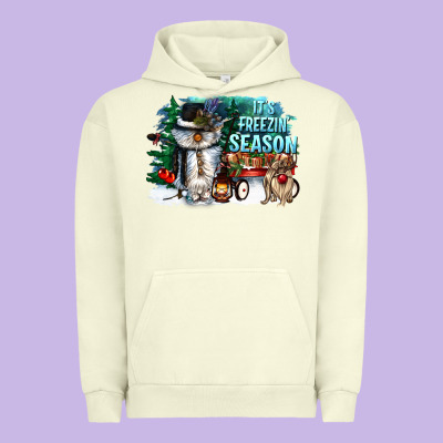 Its Freezin Season Urban Hoodie Designed By Cowgirlartshop