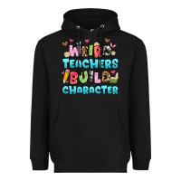 Black weird teachers build character Heavyweight Hoodie - Artiststas