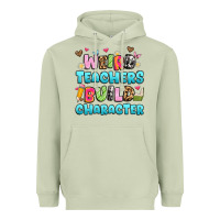 Matcha weird teachers build character Heavyweight Hoodie - Artiststas