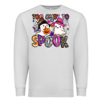 Dove Grey too cute to spook Premium Sweatshirt - BarkalooDesign