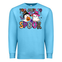 Ocean Blue too cute to spook Premium Sweatshirt - BarkalooDesign
