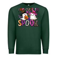 Sports Green too cute to spook Premium Sweatshirt - BarkalooDesign