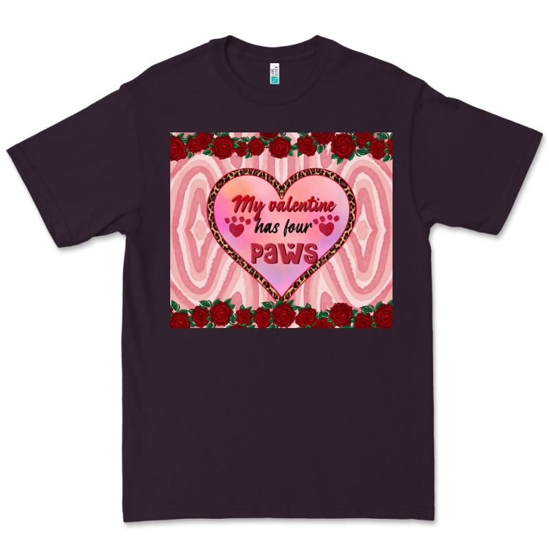 My Valentine Has Four Paws Premium Tee by RanaPortraitStore | Teevron