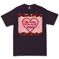 Plum my valentine has four paws Premium Tee - RanaPortraitStore