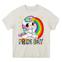 Cream pride day Heavy Core Tee - texasbilliewilder