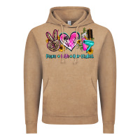 Vintage Coffee peace love hair stylist Vintage Hoodie - AdoDesignShop