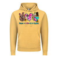 Vintage Mustard peace love hair stylist Vintage Hoodie - AdoDesignShop