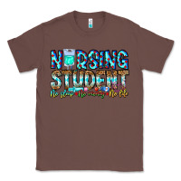 Chestnut Nursing Student No Sleep No Money No Life Classic Tee - CowhideDigitalArt