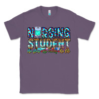 Lavender Nursing Student No Sleep No Money No Life Classic Tee - CowhideDigitalArt