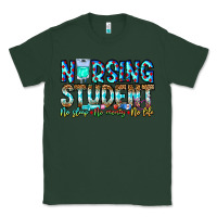 Sports Green Nursing Student No Sleep No Money No Life Classic Tee - CowhideDigitalArt