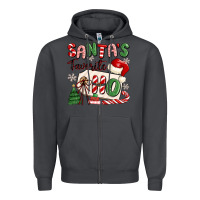 Smoke santa's favorite ho Zipper Hoodie - MaliasSmallBusiness