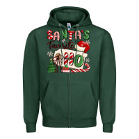 Sports Green santa's favorite ho Zipper Hoodie - MaliasSmallBusiness