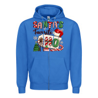 True Royal santa's favorite ho Zipper Hoodie - MaliasSmallBusiness