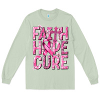 Matcha faith hope cure cancer Long Sleeve Tee - NancyCooperArtShop