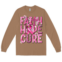 Toasted Coconut faith hope cure cancer Long Sleeve Tee - NancyCooperArtShop