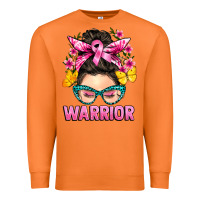 Carrot cancer warrior messy bun Premium Sweatshirt - BarkalooDesign