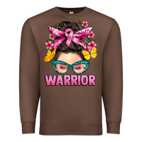 Chestnut cancer warrior messy bun Premium Sweatshirt - BarkalooDesign