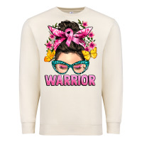 Sandshell cancer warrior messy bun Premium Sweatshirt - BarkalooDesign