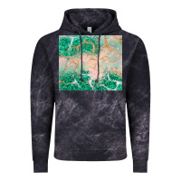 Cloud Black green glitter Vintage Hoodie - JahusDesignShop