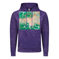 Cloud Purple green glitter Vintage Hoodie - JahusDesignShop