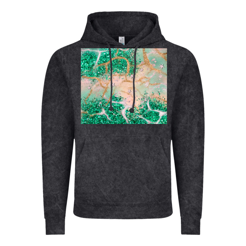 Green Glitter Vintage Hoodie by JahusDesignShop | Teevron