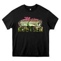 Black mother hustler Heavy Core Tee - Zillion Design Studio
